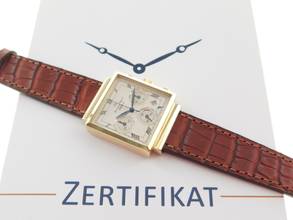 Thumbnail von IWC Da Vinci Chronograph 3737 massiv 18 Karat Gelbgold Chrono im Top Zustand </h1>