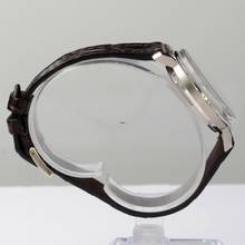 Thumbnail von Patek Philippe Calatrava Date 3445 Oversize silver dial white gold 18KT Automatic 1966's </h1>