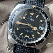 Thumbnail von Titus Calypsomatic Diver Date 8375 Big Crown automatic 1967's </h1>