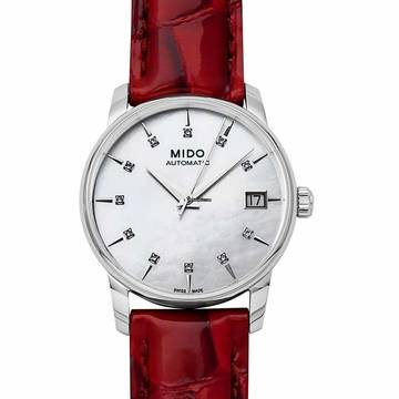  Mido M007.207.16.106.00 - Baroncelli III Automatic Mother of pearl Dial Stainless Steel Ladies </h1> 