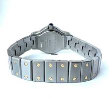 Thumbnail von Cartier Santos OCTAGON 25mm Quartz 2 Tone 0.40TCW Diamond Watch  NEW Model </h1>