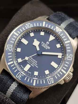  Tudor Pelagos FXD M25707B/25-0001 / M.N.25 Marine Nationale Very Good Full Set 8-2025 