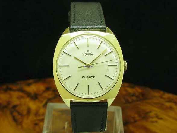  Blumus 14kt 585 Gold Gelbgold Herrenuhr </h1> 