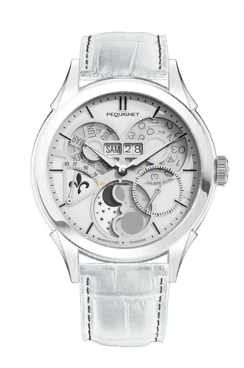  Pequignet Rue Royale Saphir Montre Royale Saphir White dial 