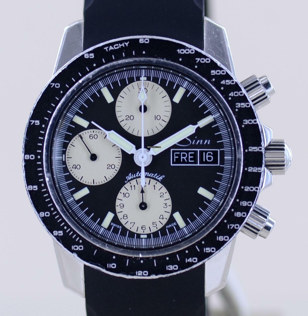  Sinn 103 ST Day-Date Chronograph Index Panda Audi Limited Steel Vintage Valj. 7750 </h1> 