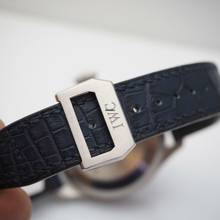 Thumbnail von IWC Große Fliegeruhr Pilot 5002 PLATINUM-DIAL Stahl/Leder UNIKAT Box+Papiere </h1>