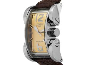 Thumbnail von Locman Latin Lover Italy Latin Lover Stahl Automatik Armband Leder 51x30mm Ref.R500 Vintage Bj.2005 Box wie Neu