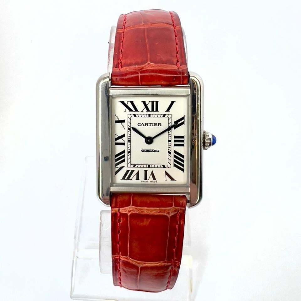 Cartier Tank Solo Quartz 24mm Steel Watch </h1>