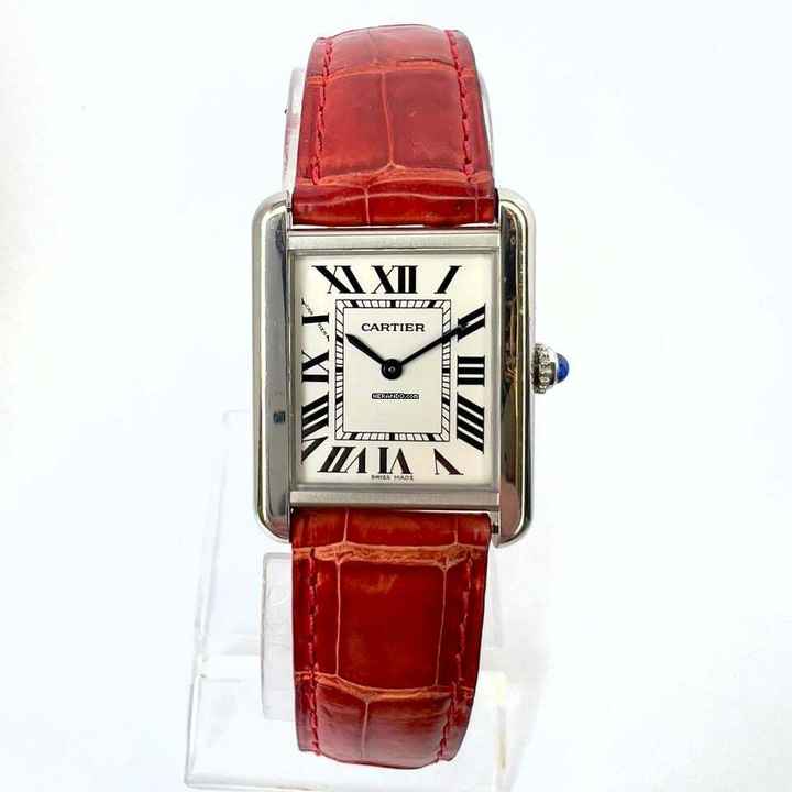  Cartier Tank Solo Quartz 24mm Steel Watch </h1> 