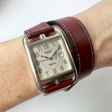 Thumbnail von Hermès Cape Cod Automatic 29mm Steel Watch Double Tour Band </h1>