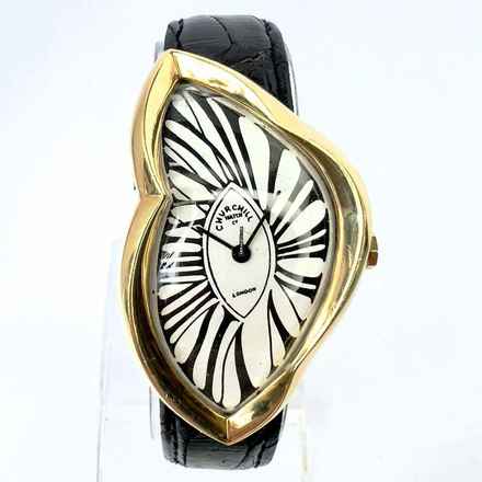  Churchill Watch Co CRASH Manual Winging 29mm 18K Yellow Gold Watch </h1> 