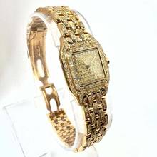 Thumbnail von Cartier Panthère Quartz 23mm 18K Yellow Gold ~3.2TCW Diamond Watch </h1>