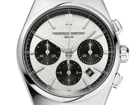  Frederique Constant Highlife Chronograph Stahl Automatik Armband Stahl Limitiert 41mm Ref.FC-391SB4NH6B Box&Pap. Full Set Neu 