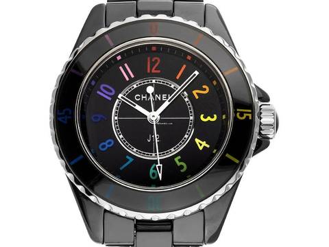  Chanel J12 Keramik Black Ref.H7121 2023 Full Set Ungetragen 