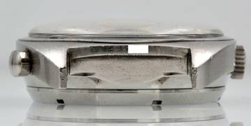 Thumbnail von Heuer Carrera 1153 chronograph Tropical blue dial 1970's </h1>