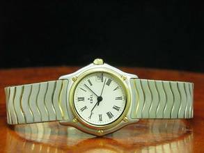 Thumbnail von Ebel Sport Classic 18kt 750 Gold / Edelstahl Damenuhr Mit Datum / Ref 1087121 </h1>