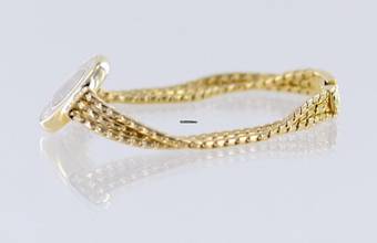 Thumbnail von Chopard Happy Diamonds Klassiker 18K Gold Lady Goldband Luxus Top