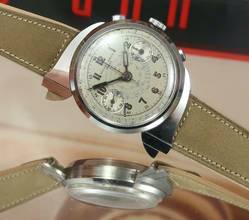 Thumbnail von Nicolet CHRONOGRAPH ART DECO DIAL & CASE RARE VINTAGE
