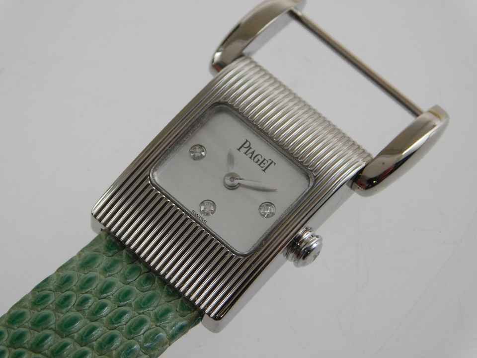  Piaget Protocole Miss Protocole 18 Kt Weißgold Damenuhr mit original Brillantblatt wie Neu </h1> 