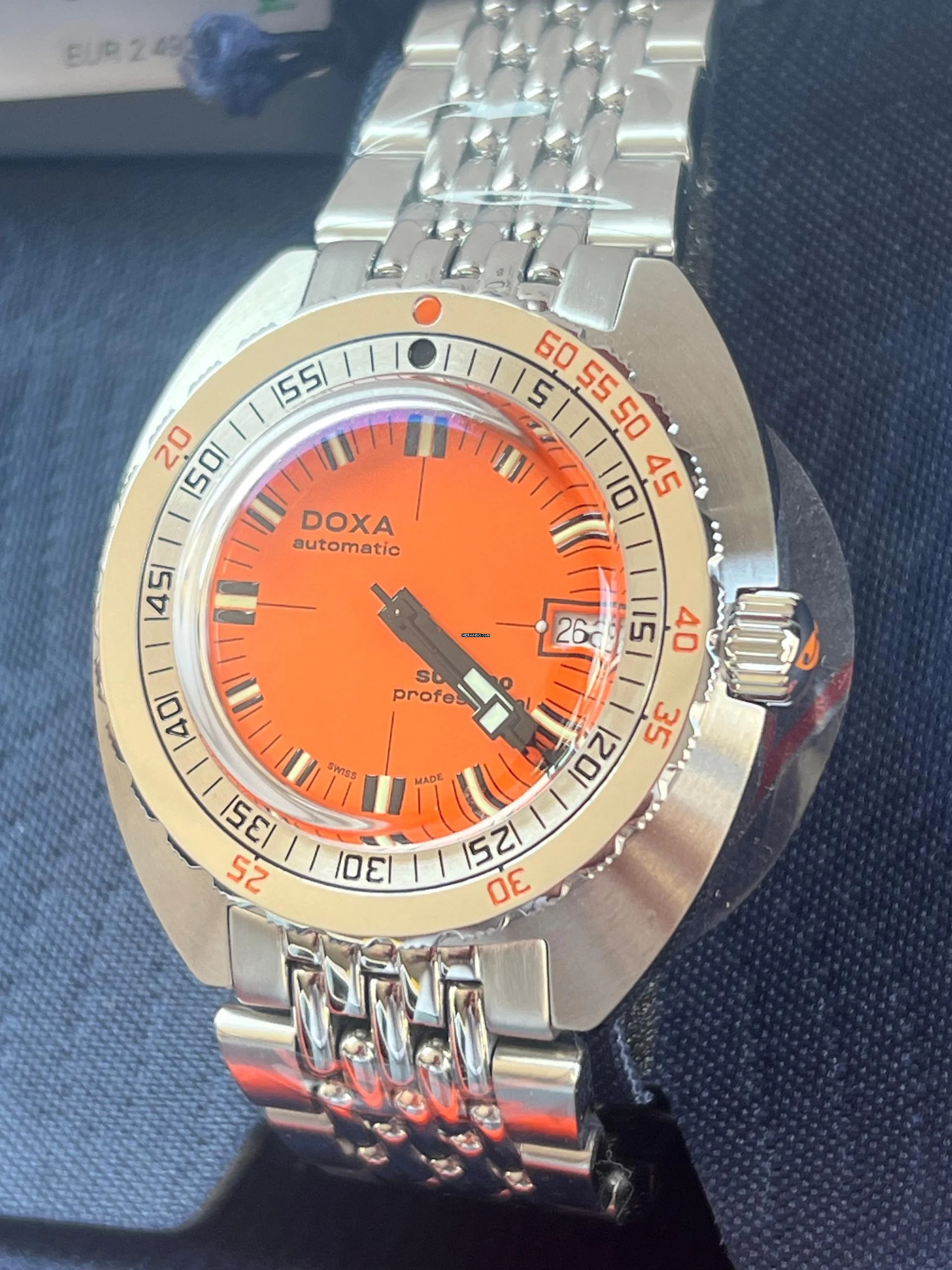 Doxa Sub 821.10.351.10 Sub 300 Professional ZB Orange NEU Januar 2026 - SOFORT