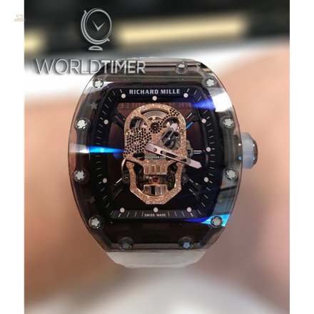 Richard Mille [NEW] RM 52-01 Sapphire Diamond Skull Tourbillon
