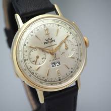 Thumbnail von Philippe Chronograph Vintage Venus 210 Grande Date RARE