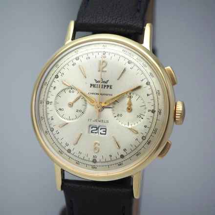  Philippe Chronograph Vintage Venus 210 Grande Date RARE  