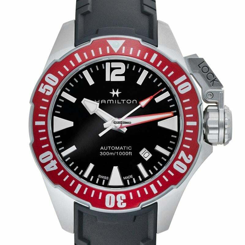 Hamilton H77725335 - Khaki Navy Automatic Black Dial Stainless Steel Men's Watch </h1>