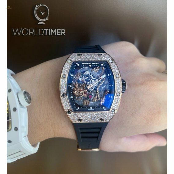 Richard Mille [NEW] RM 57-03 Rose Gold Diamonds Tourbillon