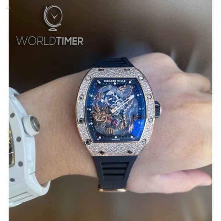 Richard Mille [NEW] RM 57-03 Rose Gold Diamonds Tourbillon