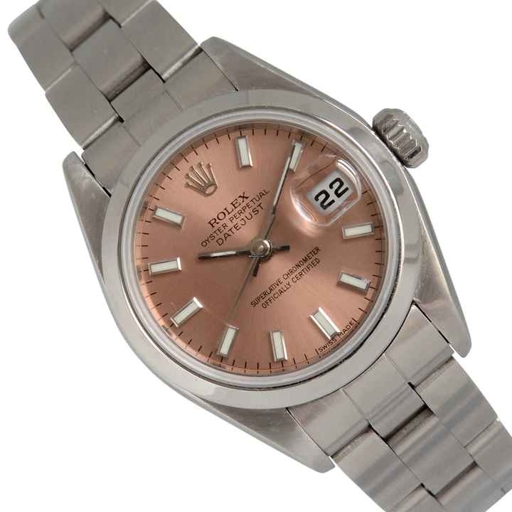 Rolex Oyster Perpetual Lady Date Datejust 69160 Ladies 26MM Salmon dial </h1> 