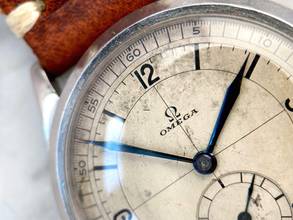 Thumbnail von Omega Classic Extremely Rare Oversize Sector Dial 37mm 26.5 sob ck895 Vintage ck 895