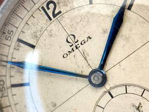Thumbnail von Omega Classic Extremely Rare Oversize Sector Dial 37mm 26.5 sob ck895 Vintage ck 895