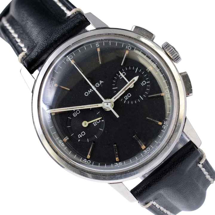  Omega De Ville 101.009 chronograph caliber 320 black dial 1965’s </h1> 