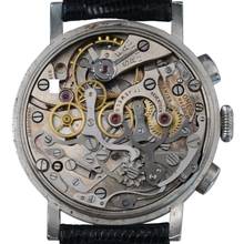 Thumbnail von Omega Classic Chronograph CK 987 Staybrite silver dial caliber 33.3 CHRO 1941’s </h1>