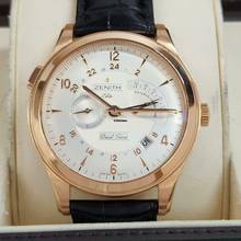 Thumbnail von Zenith Elite Dual Time Grande Class Ouro Rosé 44mm Automático Completo