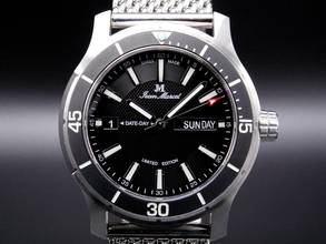 Thumbnail von Jean Marcel Splendor Automatik Limited Edition 039 / 300 Day-Date Anzeige Milanaiseband Sichtboden </h1>