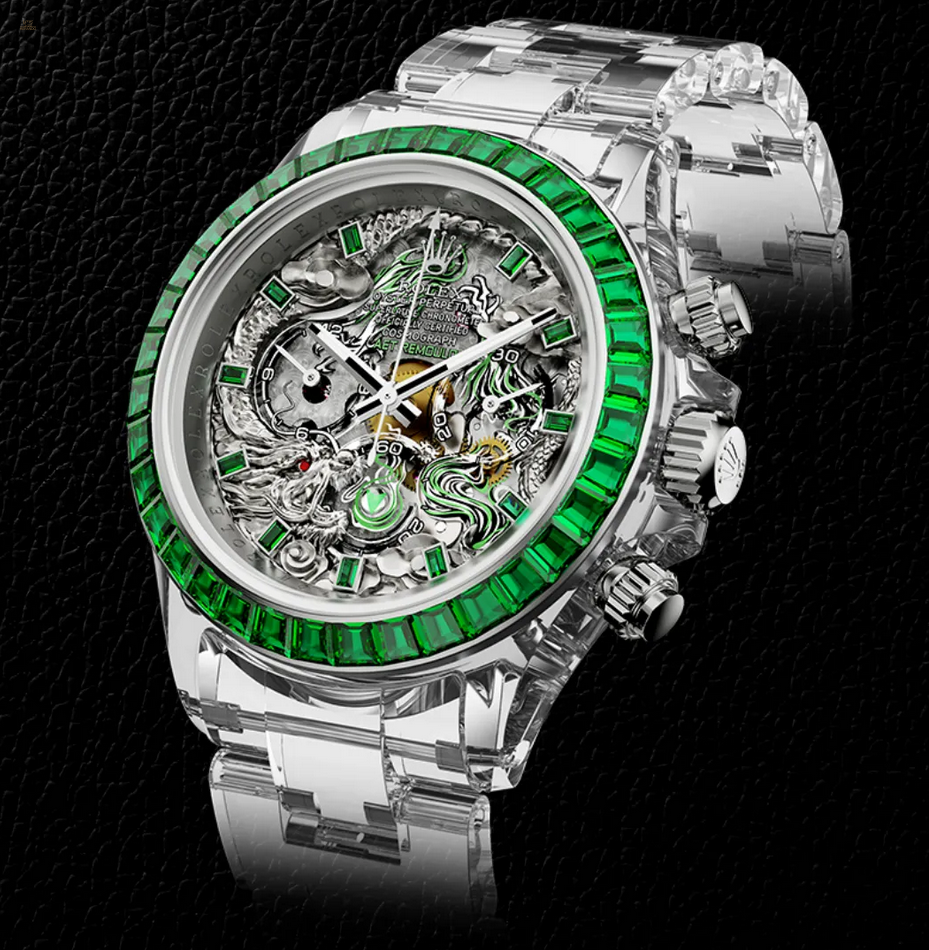 AET REMOULD Rolex Daytona Sapphire "LOONG" White Gold