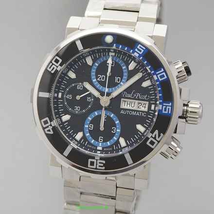  Paul Picot Yachtman III Chronograph - Stahl Stahl Box+Papiere NEU </h1> 