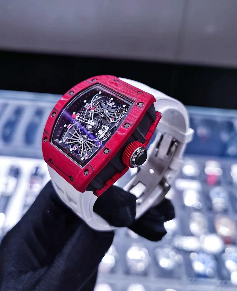 Richard Mille RM 022 Red Tourbillon Aerodyne Dual Time Zone Watch 