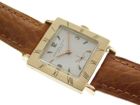  Audemars Piguet 18 Karat Enamel Bezel Gelbgold Vintage Herrenuhr 25 mm Handaufzug 40er </h1> 