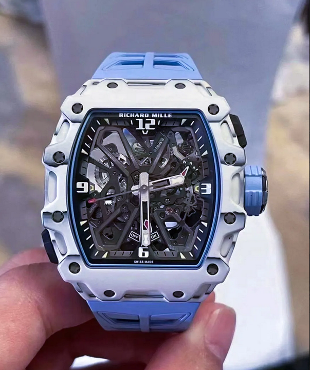 Richard Mille [NEW] RM 35-03 White Quartz TPT Rafael Nadal Automatic Watch