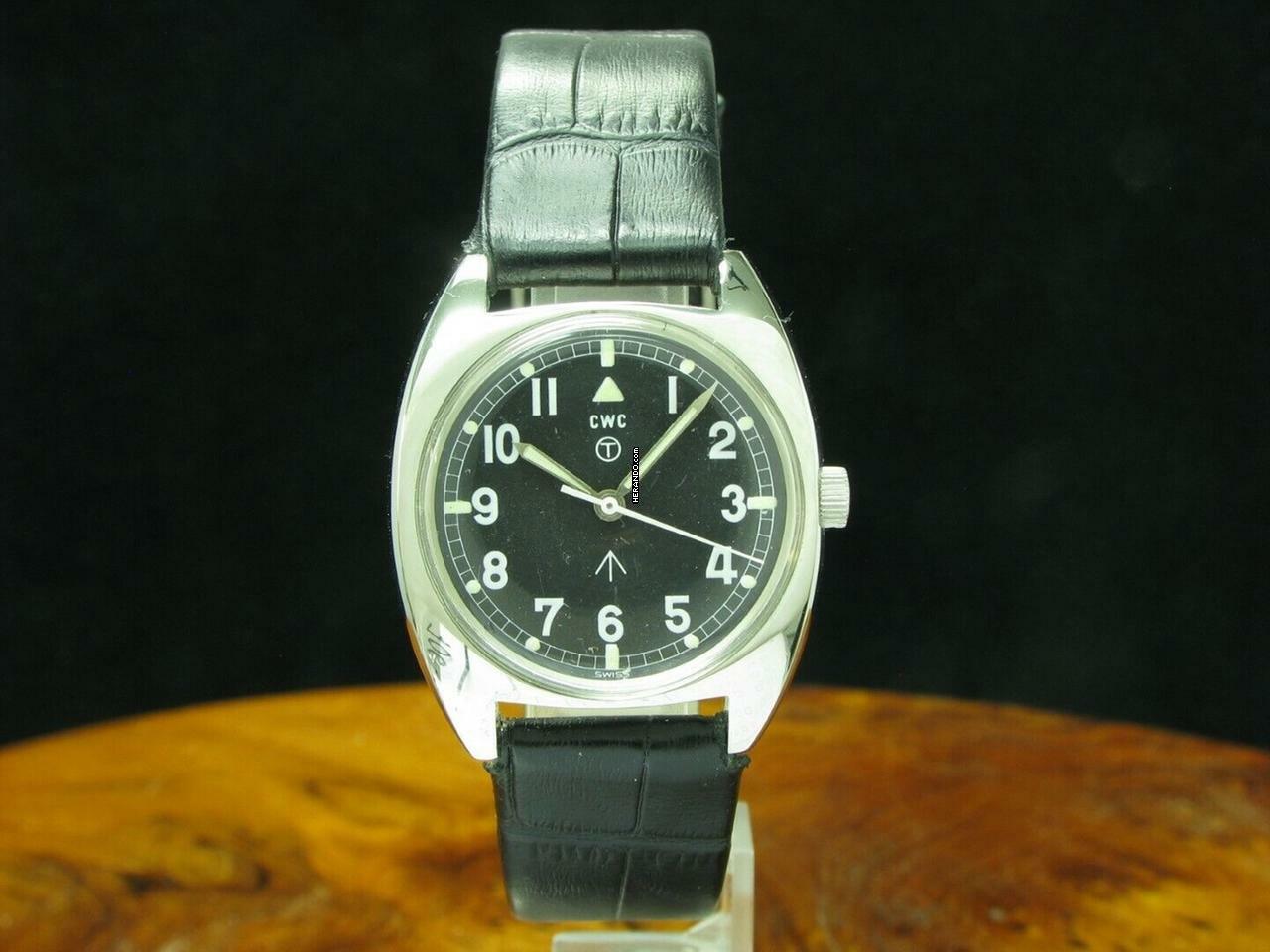 CWC 6bb Edelstahl Handaufzug Herrenuhr / Broad Arrow / Militäruhr / Kaliber 2750 </h1>
