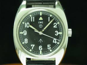 Thumbnail von CWC 6bb Edelstahl Handaufzug Herrenuhr / Broad Arrow / Militäruhr / Kaliber 2750 </h1>