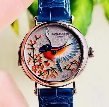 Patek Philippe [NEW] Calatrava Bird White Gold Rare Handcrafts 7000/50G-001