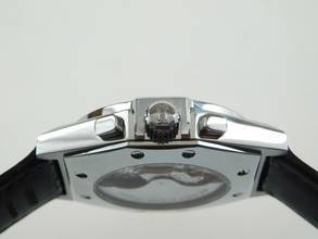 Thumbnail von Chopard Alpine Eagle St Moritz Herrenuhr Lachsblatt mit Krokoband im Top Zustand