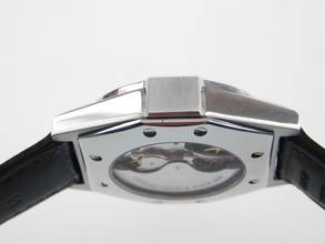 Thumbnail von Chopard Alpine Eagle St Moritz Herrenuhr Lachsblatt mit Krokoband im Top Zustand