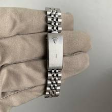 Thumbnail von Rolex Oyster Perpetual Lady Date 69160 Ladies 26MM black dial Full Set 1997's