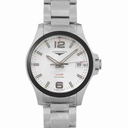  Longines Conquest L37194766 - Conquest VHP Quartz Silver Dial Men's Watch </h1> 