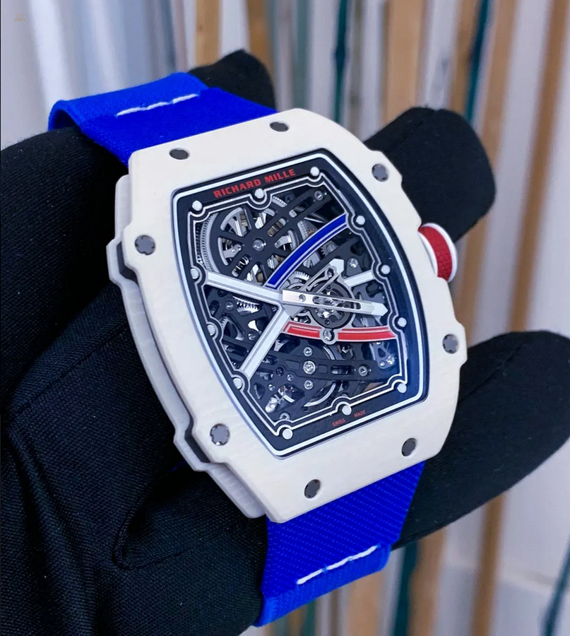 RICHARD MILLE [NEW] RM 67-02 White Quartz TPT Alexis Pinturault Mens Watch